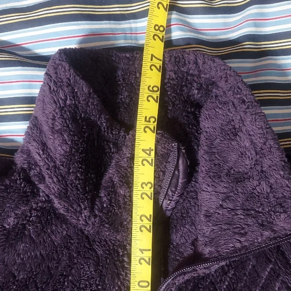 The North Face Deep Purple Osito High Pile Fleece Full Zip Jacket Women’s Small - Picture 6 of 9
